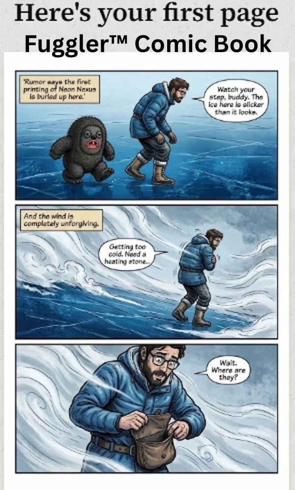 Fuggler™ Comic Book page