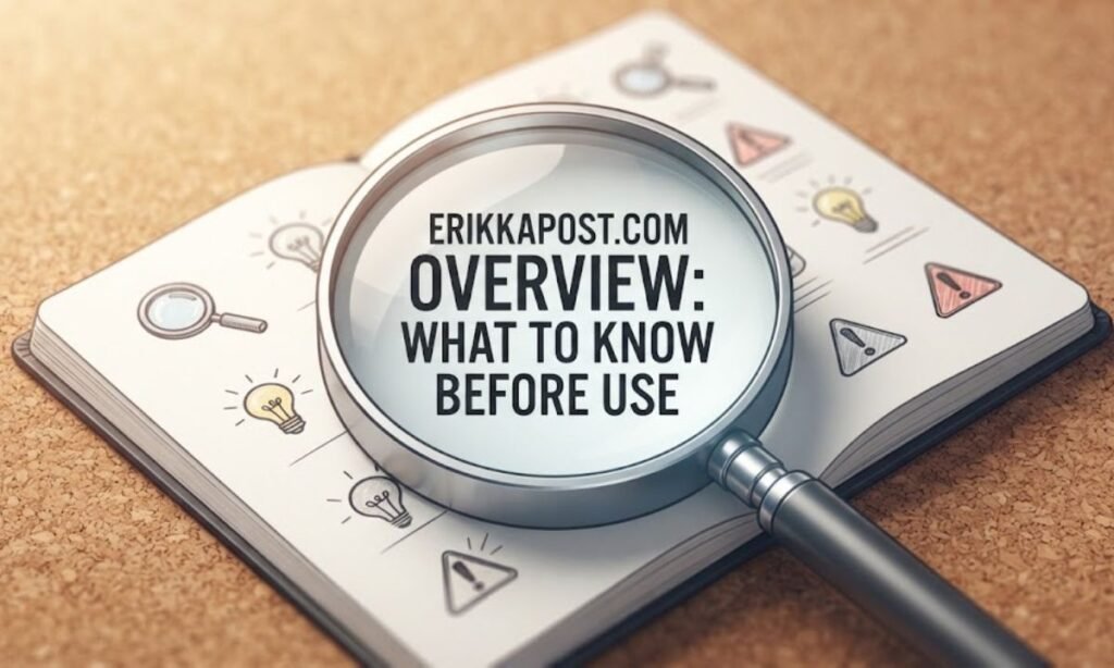 ErikkaPost com Overview